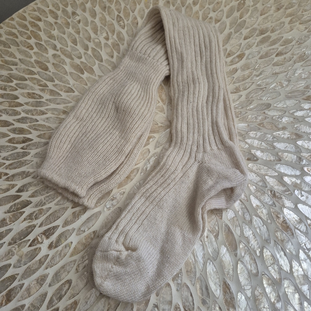 Merino Socks Women's Thigh High Socks Long Warm Long Boot Leg